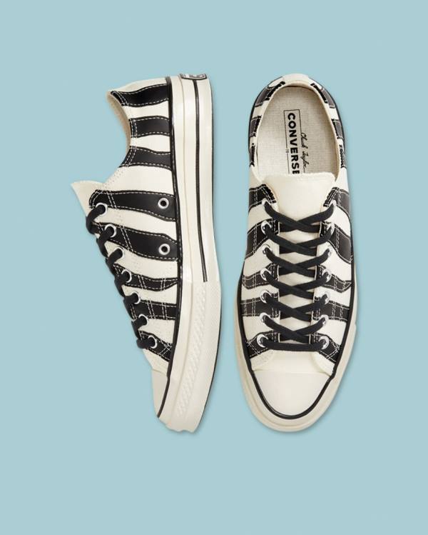 Converse Chuck 70 Archive Zebra Overlay Nizke Superge Bež | CV-954GQA