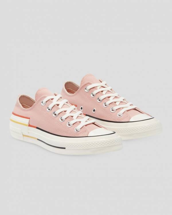 Converse Chuck 70 Colour Block Nizke Superge Roza | CV-128DFK