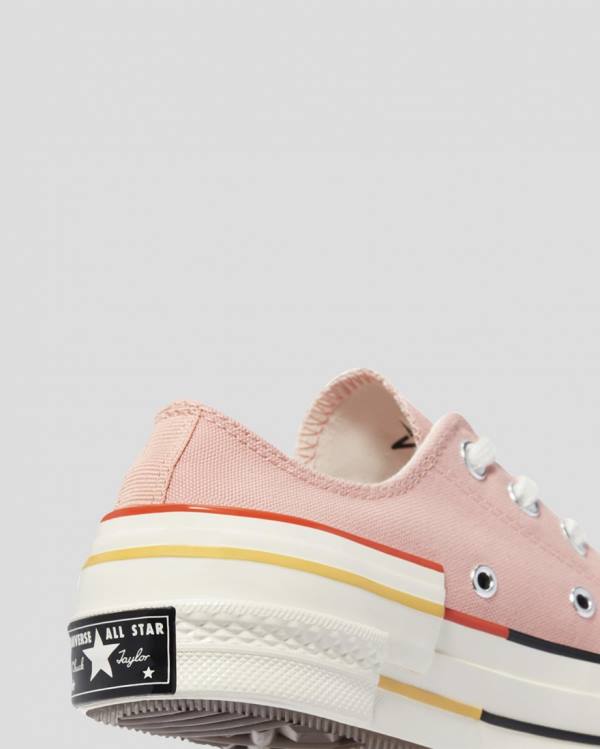 Converse Chuck 70 Colour Block Nizke Superge Roza | CV-128DFK