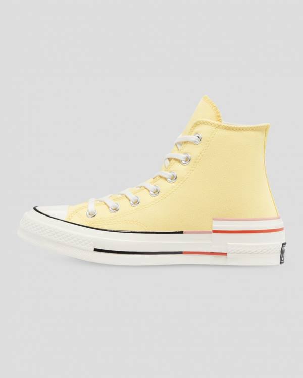 Converse Chuck 70 Colour Block Visoke Superge Rumena | CV-203QMZ