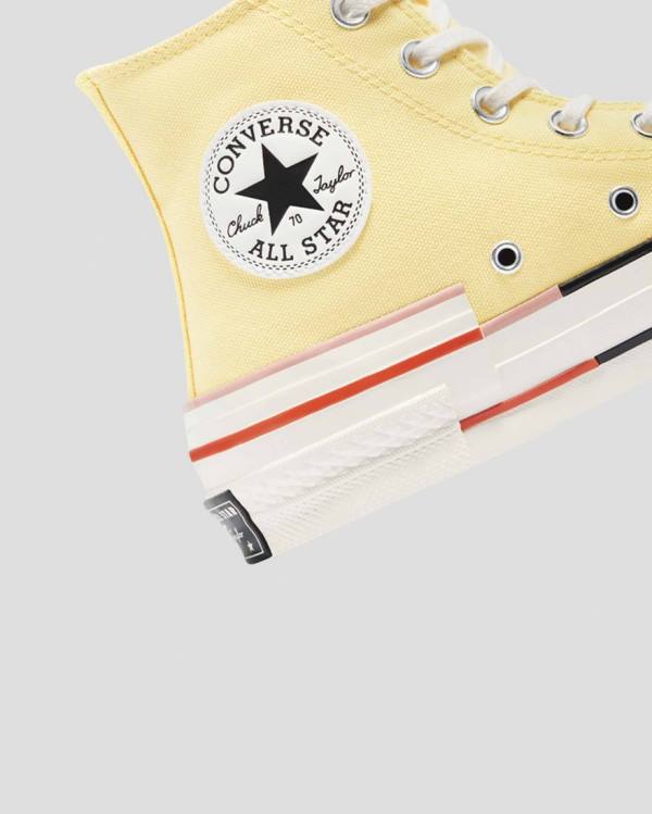 Converse Chuck 70 Colour Block Visoke Superge Rumena | CV-203QMZ