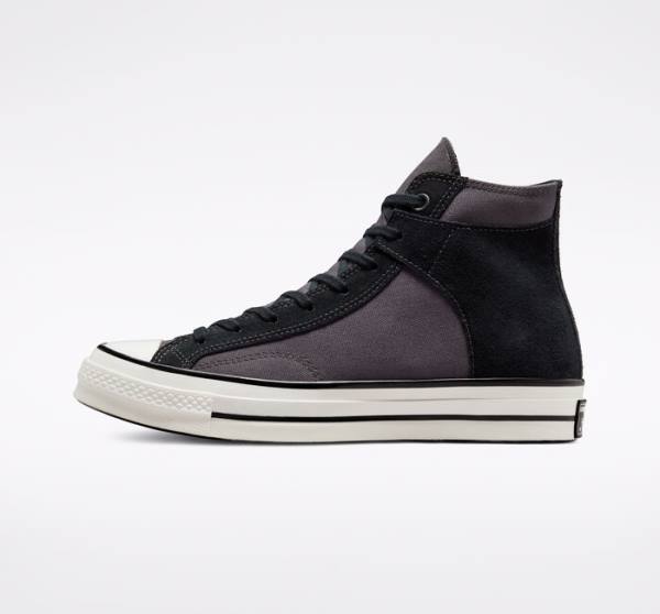 Converse Chuck 70 Crafted Canvas Visoke Superge Črna / Bela | CV-156KNV