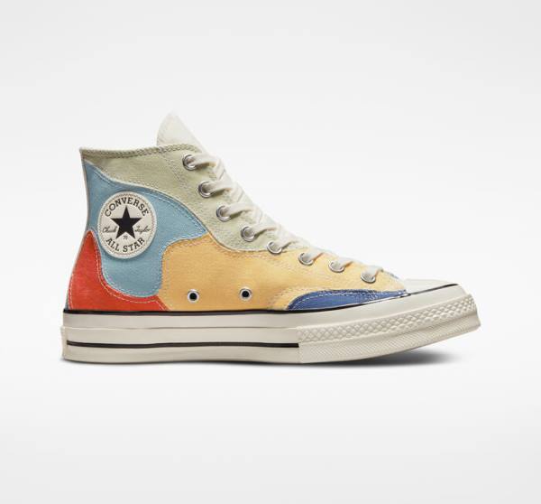 Converse Chuck 70 Crafted Patchwork Visoke Superge Olivno Zelene | CV-098IZF