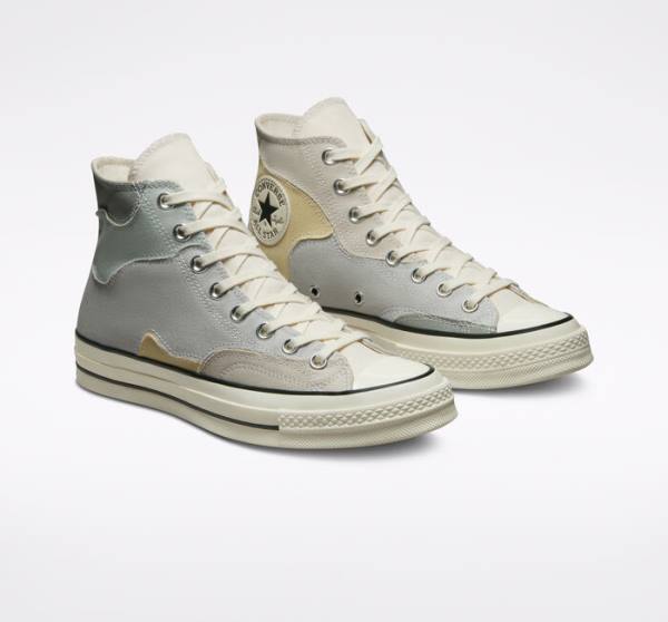 Converse Chuck 70 Crafted Patchwork Visoke Superge Limone | CV-419LCB