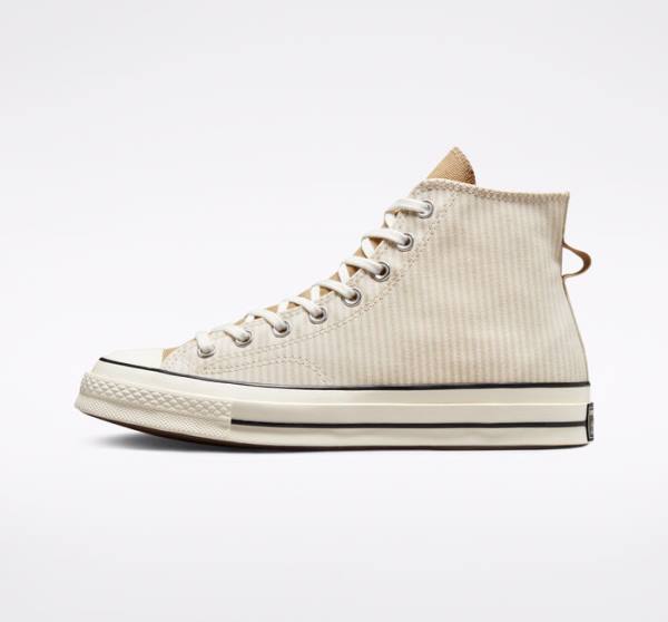 Converse Chuck 70 Crafted Stripe Visoke Superge Rjav | CV-423PVC