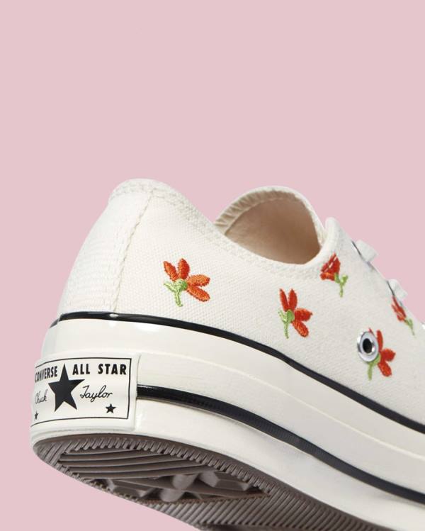 Converse Chuck 70 Embroidered Garden Party Nizke Superge Bež | CV-459PXM