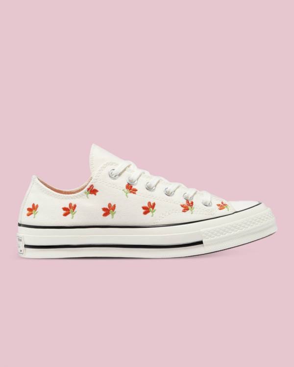 Converse Chuck 70 Embroidered Garden Party Nizke Superge Bež | CV-459PXM