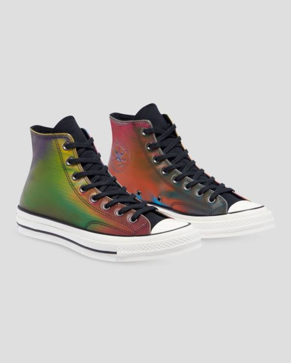 Converse Chuck 70 Iridescent Visoke Superge Črna | CV-129QDK