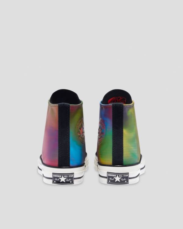 Converse Chuck 70 Iridescent Visoke Superge Črna | CV-129QDK