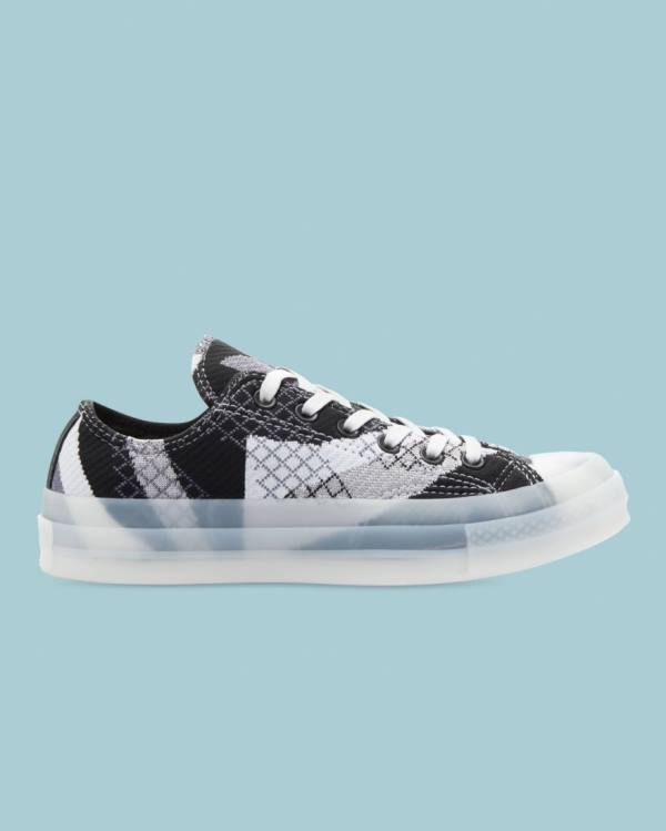 Converse Chuck 70 Knit Print Nizke Superge Črna | CV-293PNJ