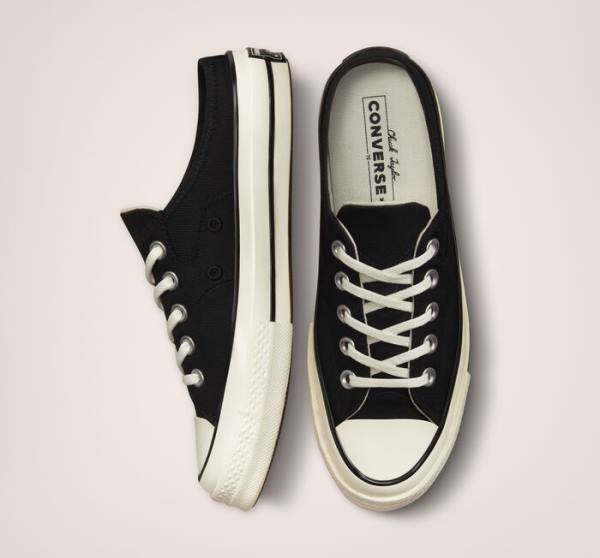 Converse Chuck 70 Mule Nizke Superge Črna | CV-134WRT