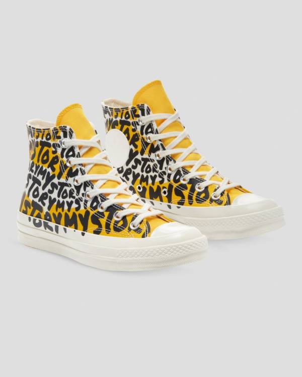 Converse Chuck 70 My Story Visoke Superge Rumena | CV-879AOI