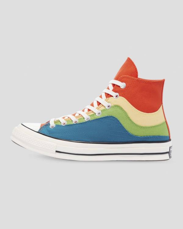 Converse Chuck 70 National Parks Visoke Superge Modra Zelena Oranžna | CV-415FXW