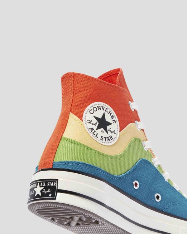 Converse Chuck 70 National Parks Visoke Superge Modra Zelena Oranžna | CV-415FXW