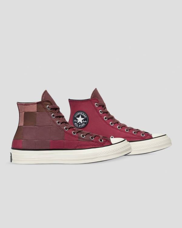 Converse Chuck 70 Natural Dye Visoke Superge Bordo | CV-654JQO