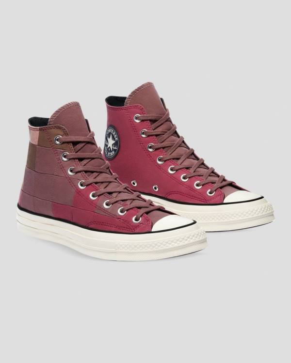 Converse Chuck 70 Natural Dye Visoke Superge Bordo | CV-654JQO