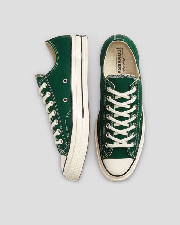 Converse Chuck 70 Organic Canvas Nizke Superge Zelena | CV-287KVX