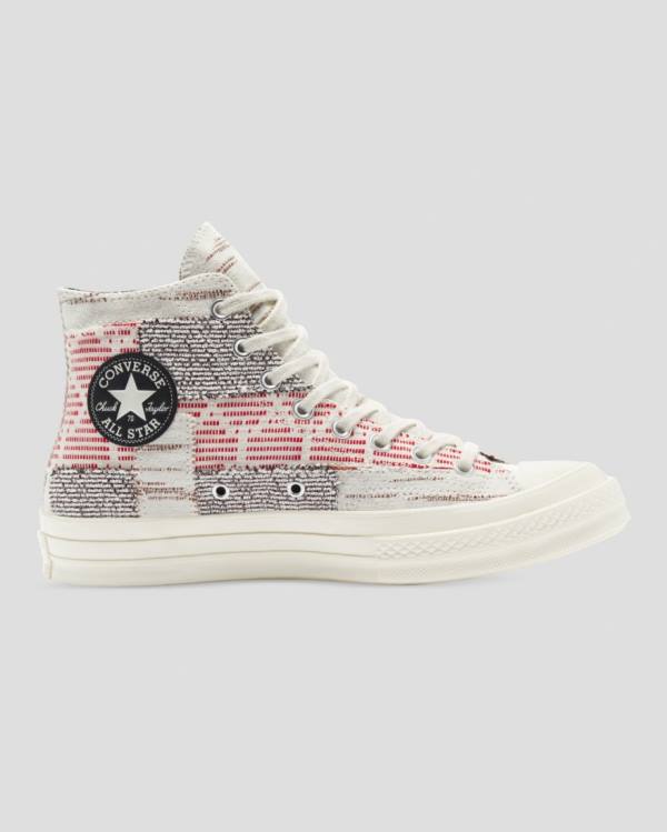 Converse Chuck 70 Patchwork Visoke Superge Roza Siva | CV-742RWF