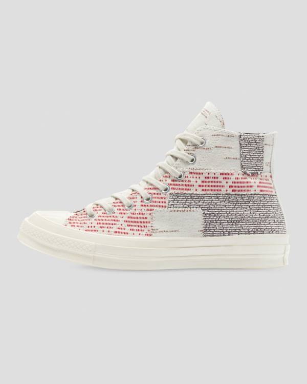 Converse Chuck 70 Patchwork Visoke Superge Roza Siva | CV-974XIG