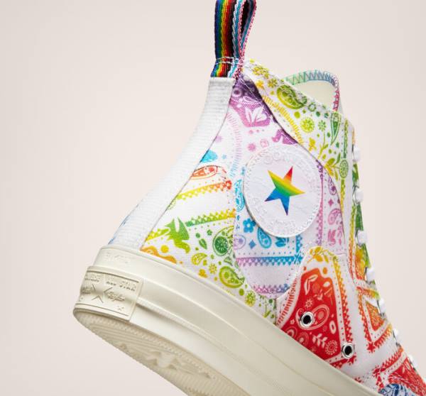 Converse Chuck 70 Pride Visoke Superge Bela / Rdeča | CV-594IGR