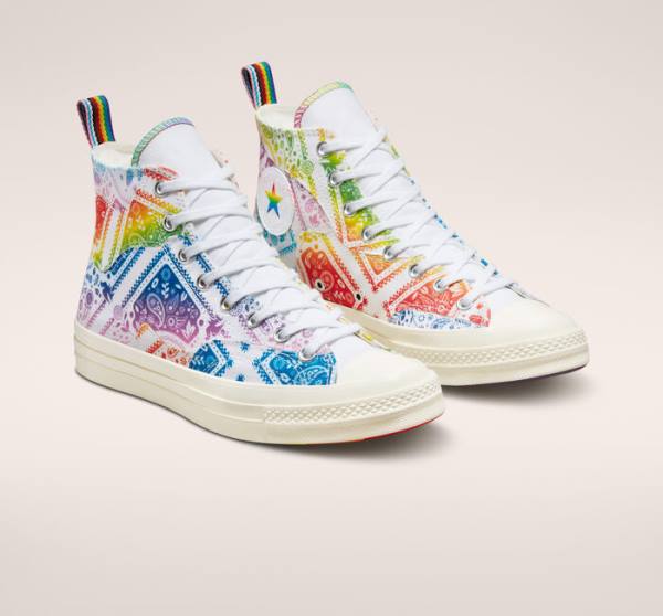 Converse Chuck 70 Pride Visoke Superge Bela / Rdeča | CV-594IGR