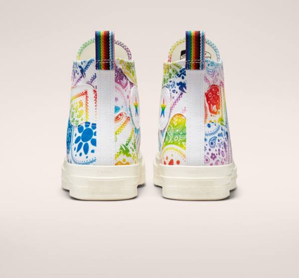 Converse Chuck 70 Pride Visoke Superge Bela / Rdeča | CV-594IGR