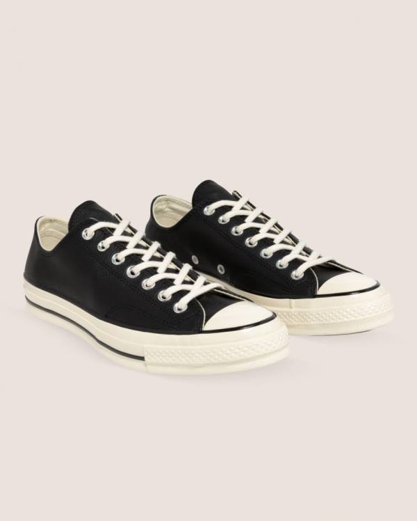 Converse Chuck 70 Seasonal Usnje Nizke Superge Črna | CV-839XZW