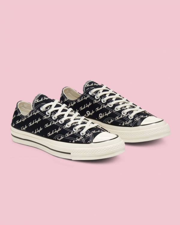 Converse Chuck 70 Signature Nizke Superge Črna | CV-145IEP