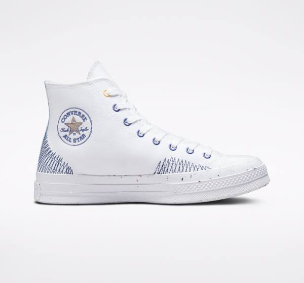 Converse Chuck 70 Stitched Visoke Superge Indigo | CV-345VFM