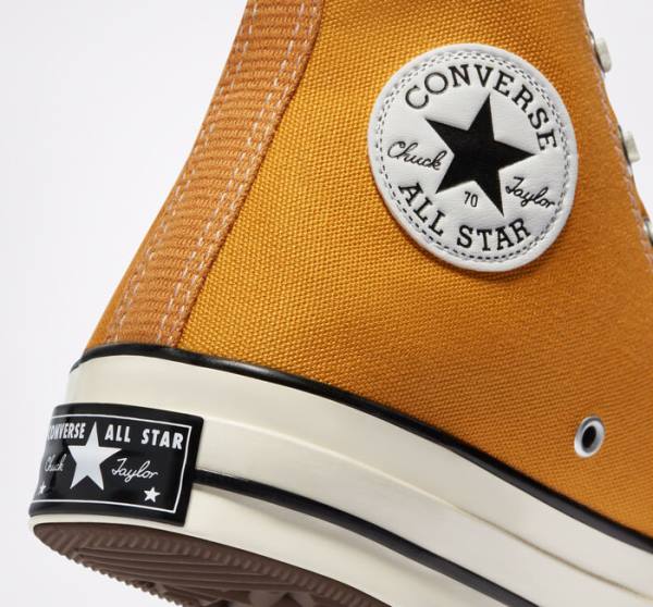 Converse Chuck 70 Sunflower Yellow Visoke Superge Črna | CV-682WCO