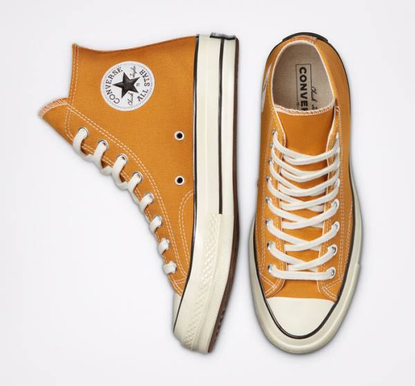 Converse Chuck 70 Sunflower Yellow Visoke Superge Črna | CV-682WCO