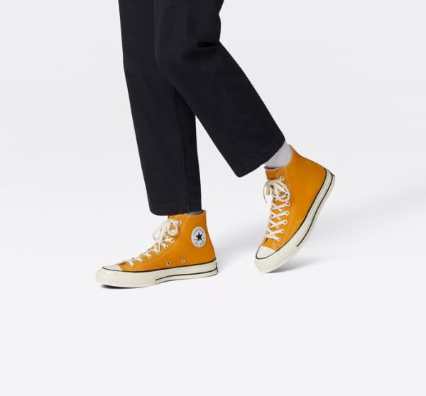 Converse Chuck 70 Sunflower Yellow Visoke Superge Črna | CV-682WCO