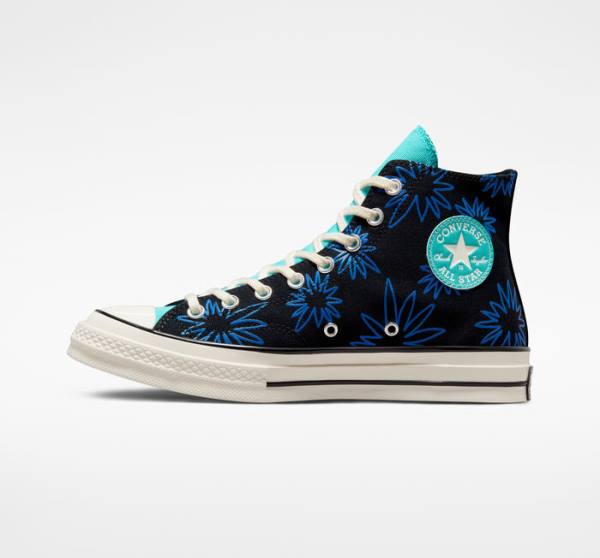 Converse Chuck 70 Sunny Floral Visoke Superge Turkizna | CV-206TFR