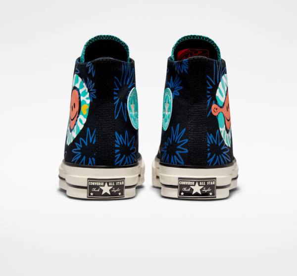 Converse Chuck 70 Sunny Floral Visoke Superge Turkizna | CV-206TFR