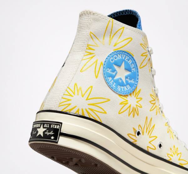 Converse Chuck 70 Sunny Floral Visoke Superge Modra | CV-591RKZ