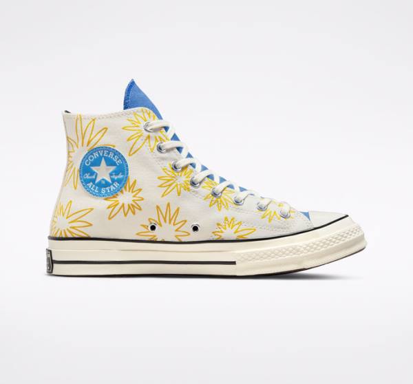 Converse Chuck 70 Sunny Floral Visoke Superge Modra | CV-591RKZ