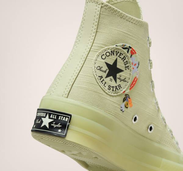 Converse Chuck 70 We Are Stronger Together Visoke Superge Olivno Zelene | CV-630KMN