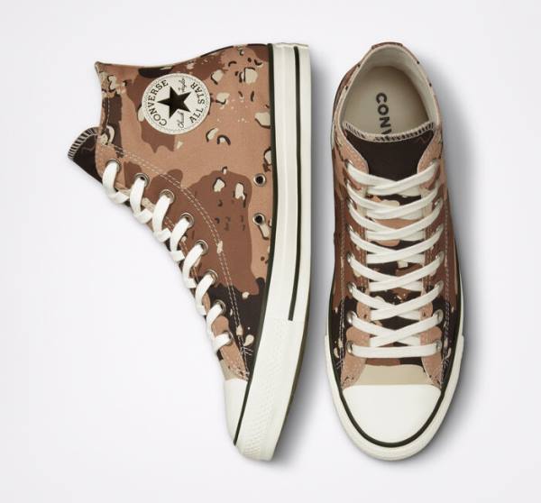 Converse Chuck Taylor All Star Archive Camo Visoke Superge Rjav / Črna | CV-698HFV