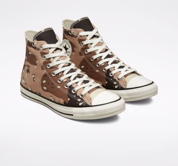 Converse Chuck Taylor All Star Archive Camo Visoke Superge Rjav / Črna | CV-698HFV