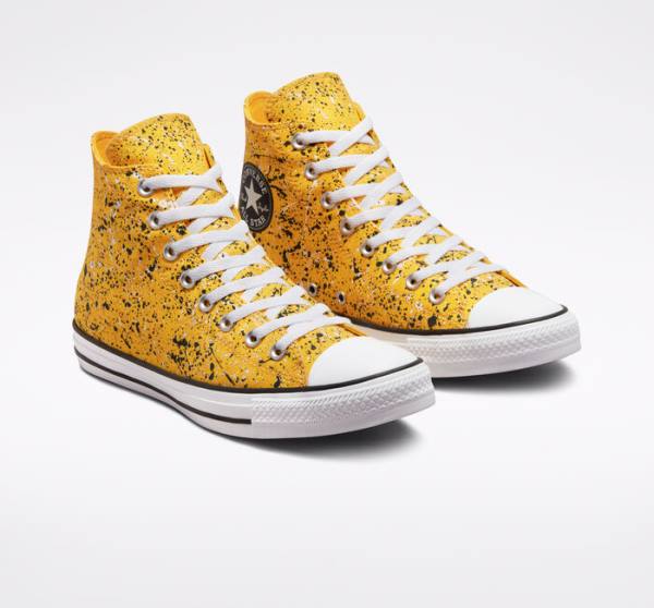 Converse Chuck Taylor All Star Archive Paint Splatter Visoke Superge Bela | CV-185HKO