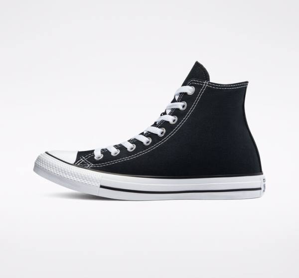 Converse Chuck Taylor All Star Black Visoke Superge Črna | CV-701ZUG