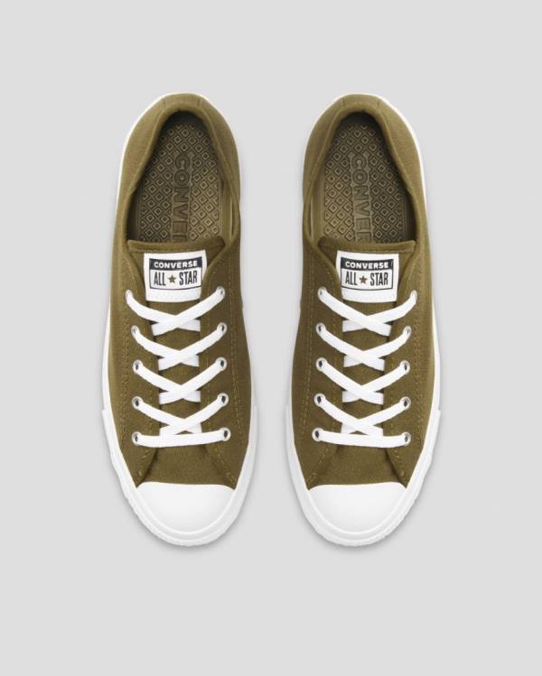 Converse Chuck Taylor All Star Dainty Mix And Match Nizke Superge Olivno Zelene | CV-907DLG