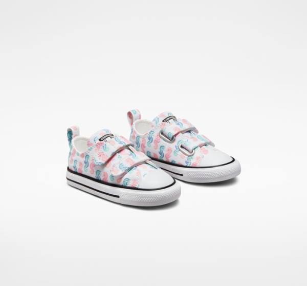 Converse Chuck Taylor All Star Easy-On Seahorses Nizke Superge Bela / Roza / Svetloba | CV-526WAY