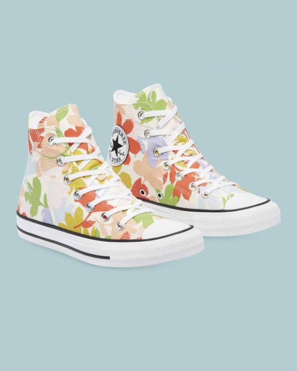 Converse Chuck Taylor All Star Garden Party All Over Visoke Superge Bež | CV-561FMT