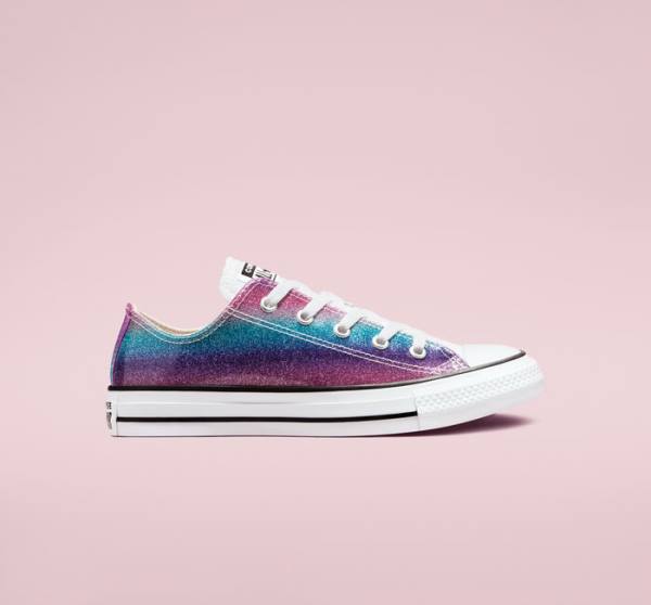 Converse Chuck Taylor All Star Glitter Drip Nizke Superge Bela / Bež Bela | CV-086PNU