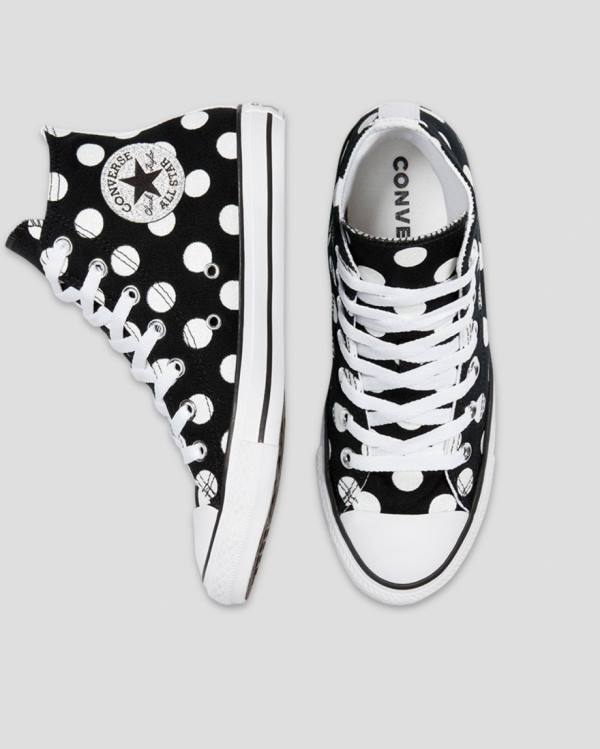 Converse Chuck Taylor All Star Glitter Shine Visoke Superge Črna | CV-964ISZ