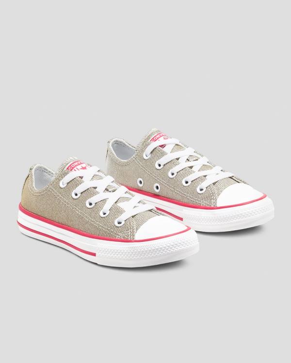 Converse Chuck Taylor All Star Glitter Textile Nizke Superge Rjav | CV-254WYD