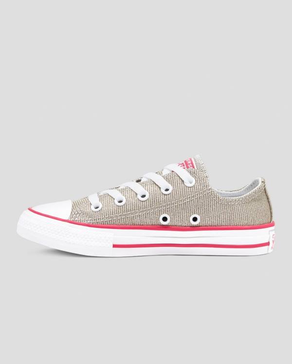 Converse Chuck Taylor All Star Glitter Textile Nizke Superge Rjav | CV-254WYD