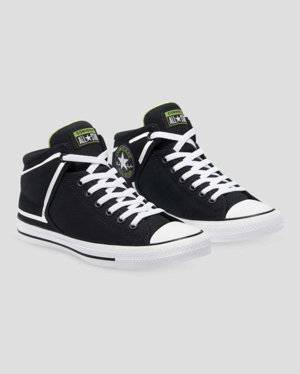 Converse Chuck Taylor All Star High Street Dramatic Nights Visoke Superge Črna | CV-341JOT