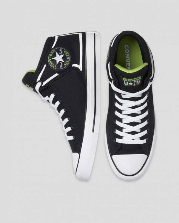 Converse Chuck Taylor All Star High Street Dramatic Nights Visoke Superge Črna | CV-341JOT